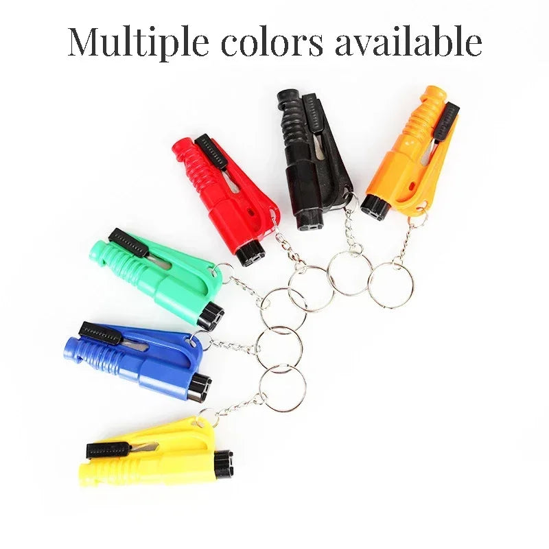Compact 3-In-1 Car Safety Hammer, Window Breaker & Seat Belt Cutter, Emergency Rescue Tool for Vehicle Accessories