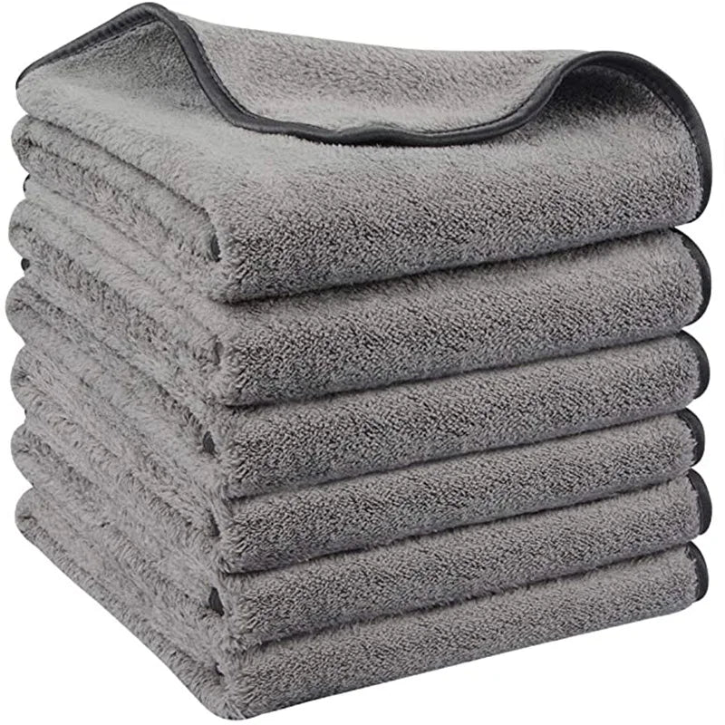 Thick Microfiber Car Drying Towels Ultra Absorbent Car Wash Cleaning Auto Detailing Towels Microfiber Cleaning Cloths