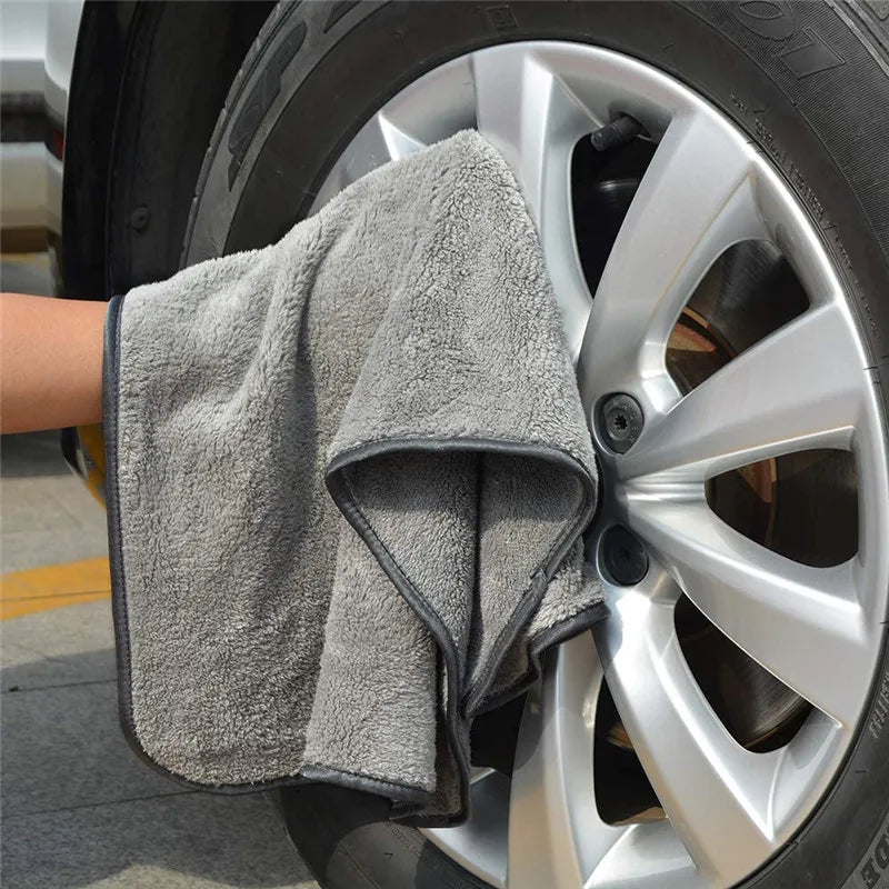 Thick Microfiber Car Drying Towels Ultra Absorbent Car Wash Cleaning Auto Detailing Towels Microfiber Cleaning Cloths