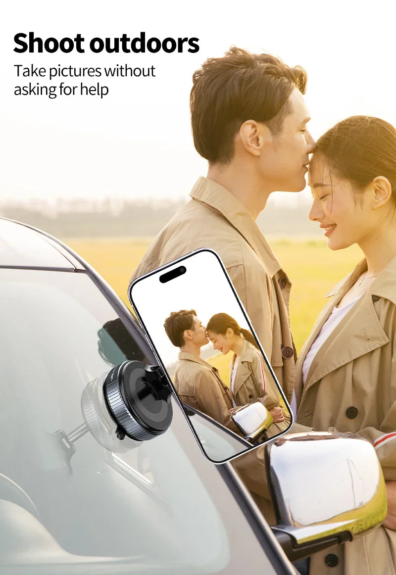 Support Magnétique 360° pour Smartphone – Ventouse Haute Adhérence