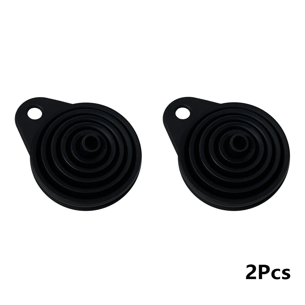 Lot de 2 Entonnoirs Pliables en Silicone – Universels