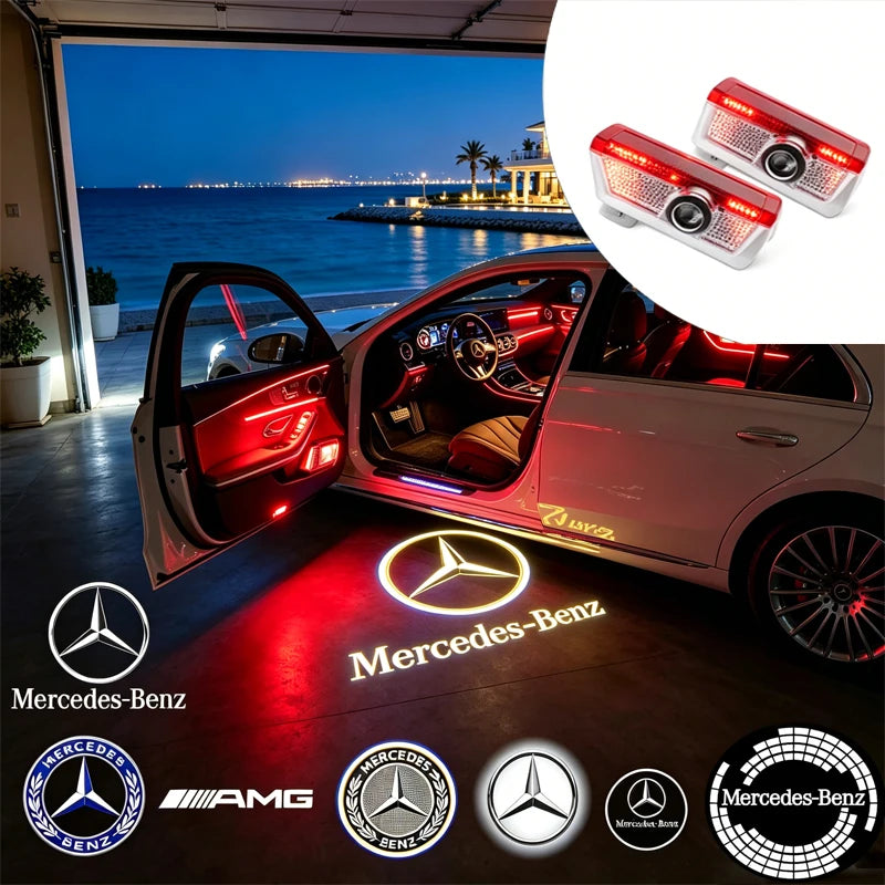 Projecteurs LED de Bienvenue pour Mercedes-Benz