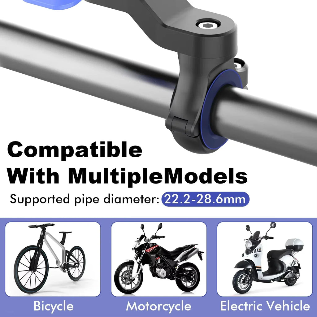 Support téléphone universel pour moto et vélo – Rotation 360°
