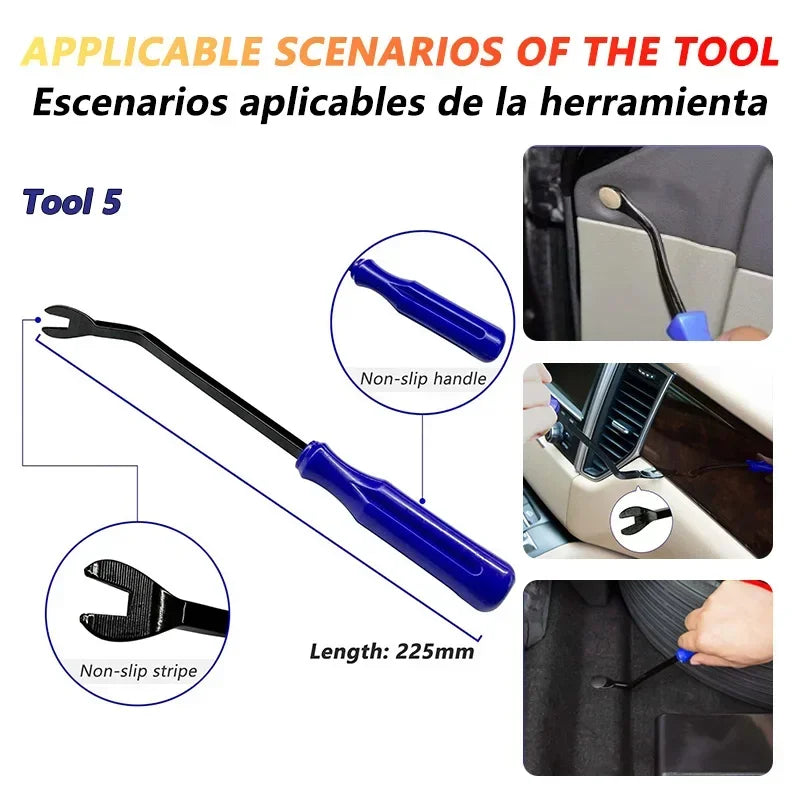 Kit d'Outils de Démontage pour Garnitures Auto – Professionnel