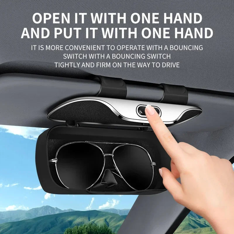 Porte-Lunettes pour Pare-Soleil de Voiture – Design Premium