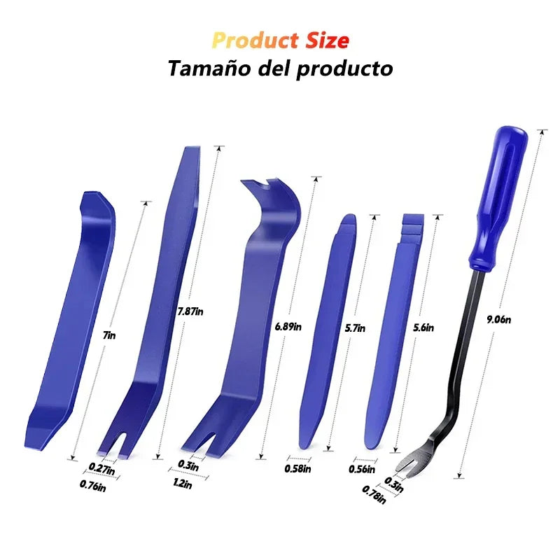 Kit d'Outils de Démontage pour Garnitures Auto – Professionnel