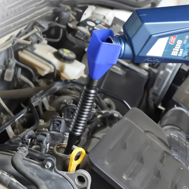 Entonnoir Télescopique Universel pour Huile et Liquides Auto