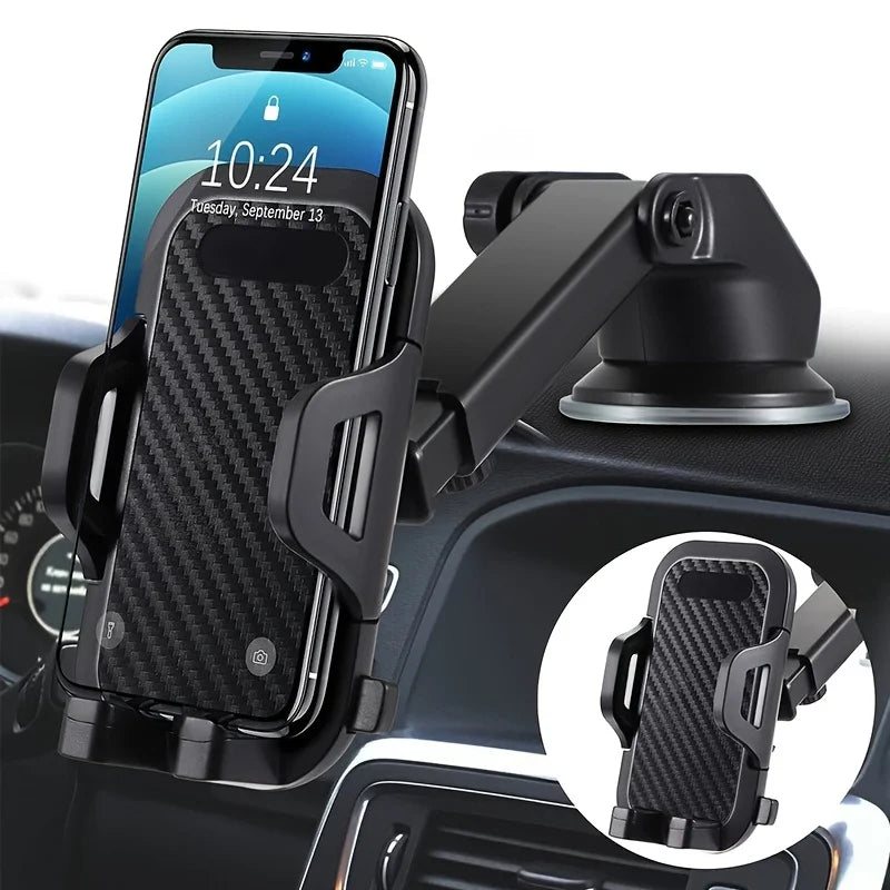 Support Téléphone pour Voiture à Ventouse – Rotation 360°
