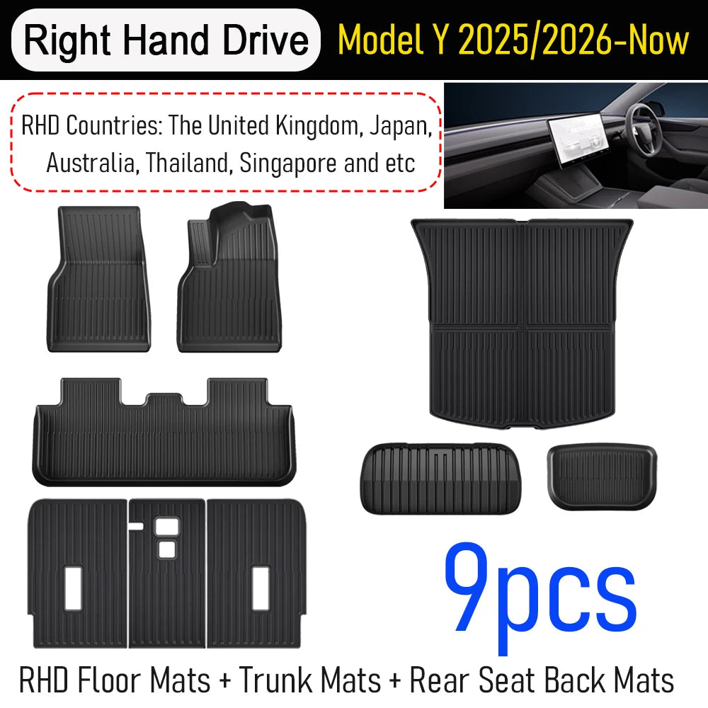 Kit de Protection Intérieur Complet pour Tesla Model Y Juniper (2025+)