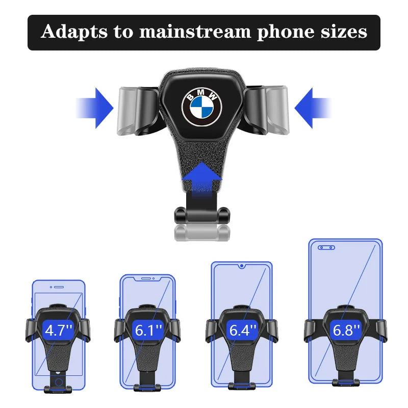 Support Téléphone à Gravité pour Grille d'Aération – Rotation 360°