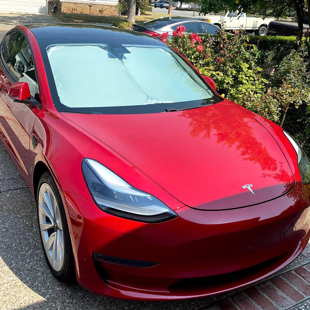 Pare-soleil Pare-Brise pour Tesla Model 3 & Model Y – Protection UV