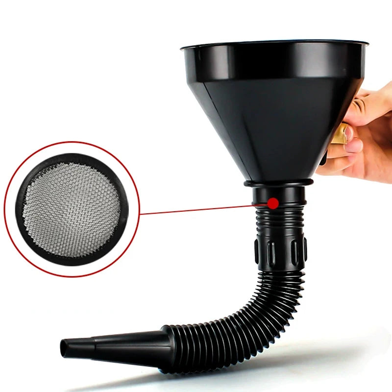 Entonnoir Télescopique Universel pour Huile et Liquides Auto