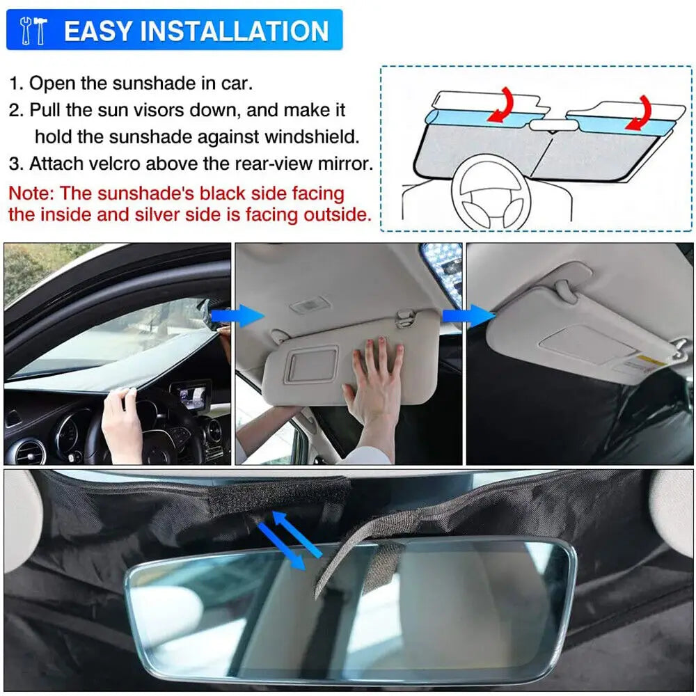 Pare-soleil Pare-Brise pour Tesla Model 3 & Model Y – Protection UV