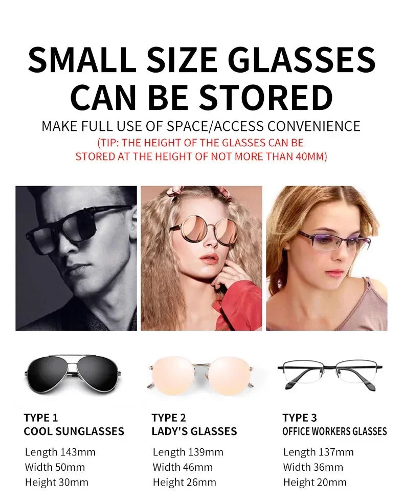 Porte-Lunettes pour Pare-Soleil de Voiture – Design Premium
