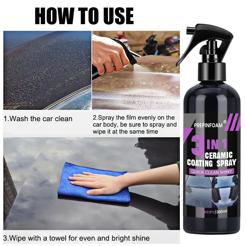 Spray Céramique Hydrophobe – Protection & Brillance Premium