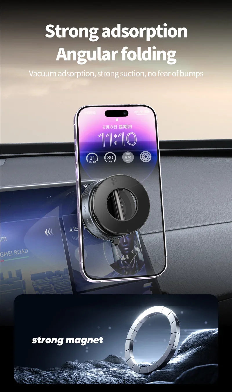 Support Magnétique 360° pour Smartphone – Ventouse Haute Adhérence