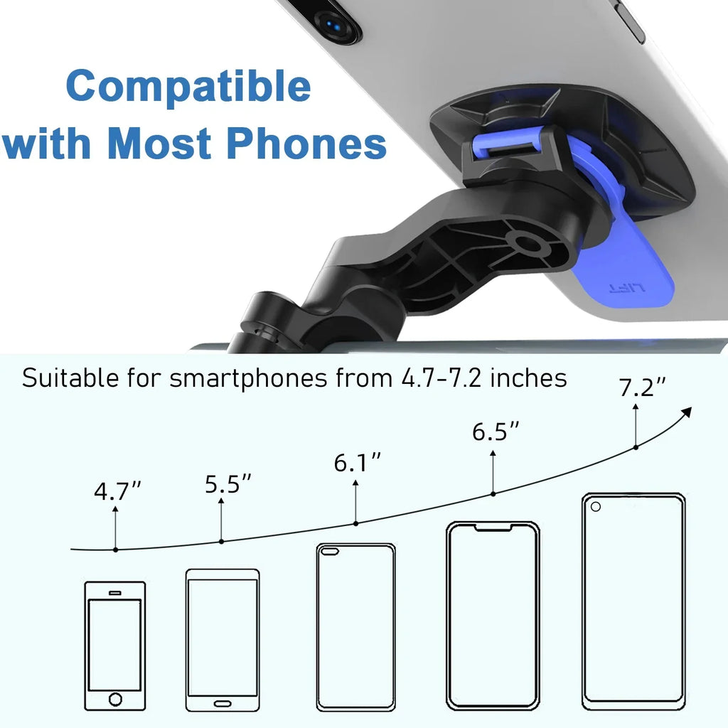 Support téléphone universel pour moto et vélo – Rotation 360°