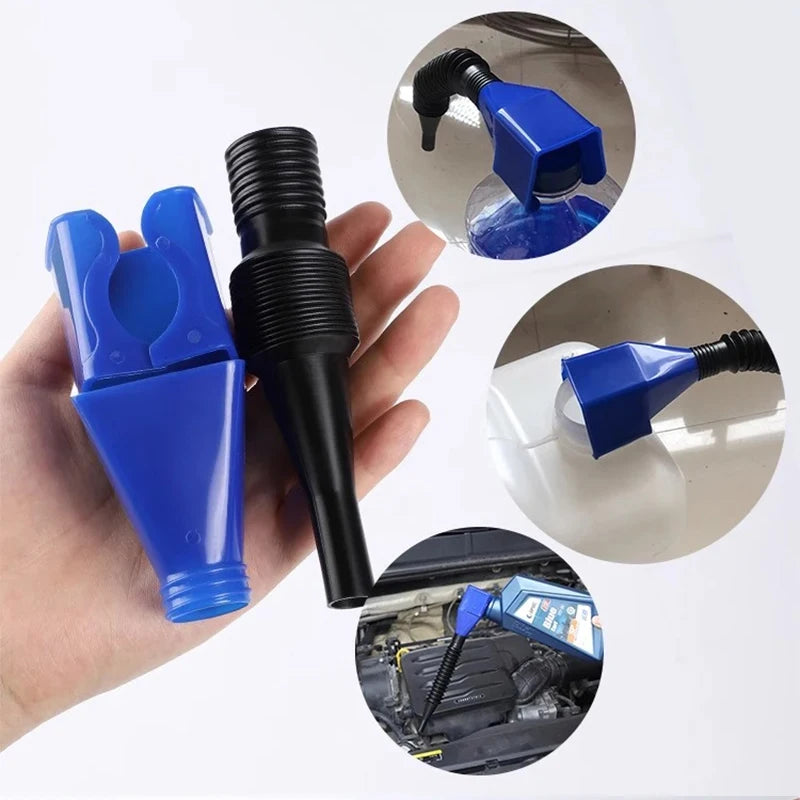 Entonnoir Télescopique Universel pour Huile et Liquides Auto
