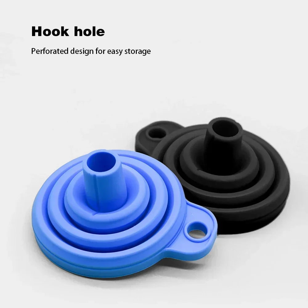 Lot de 2 Entonnoirs Pliables en Silicone – Universels