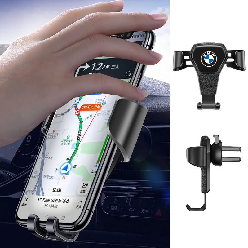 Support Téléphone à Gravité pour Grille d'Aération – Rotation 360°