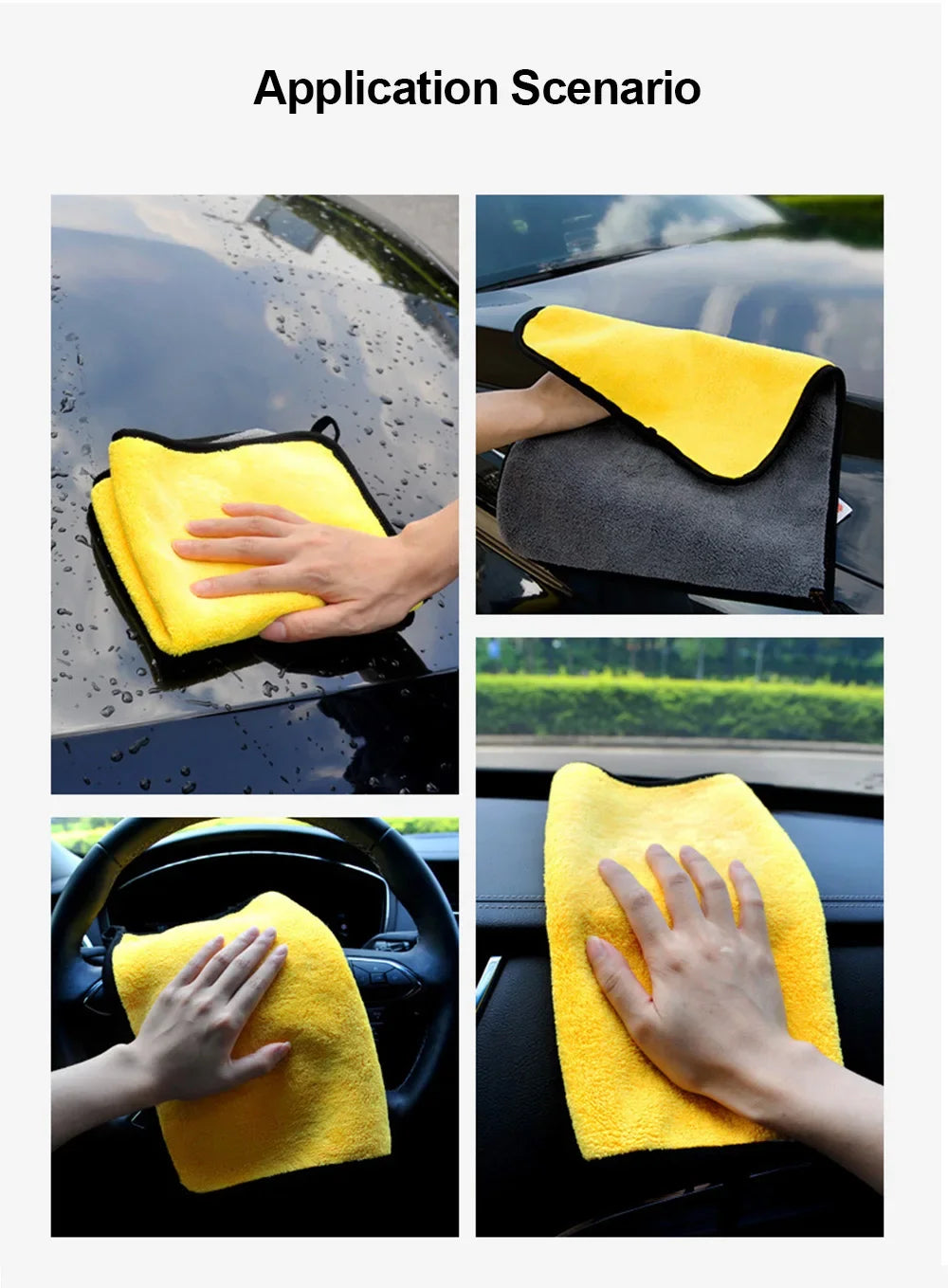 Microfibre de Séchage Premium pour Voiture