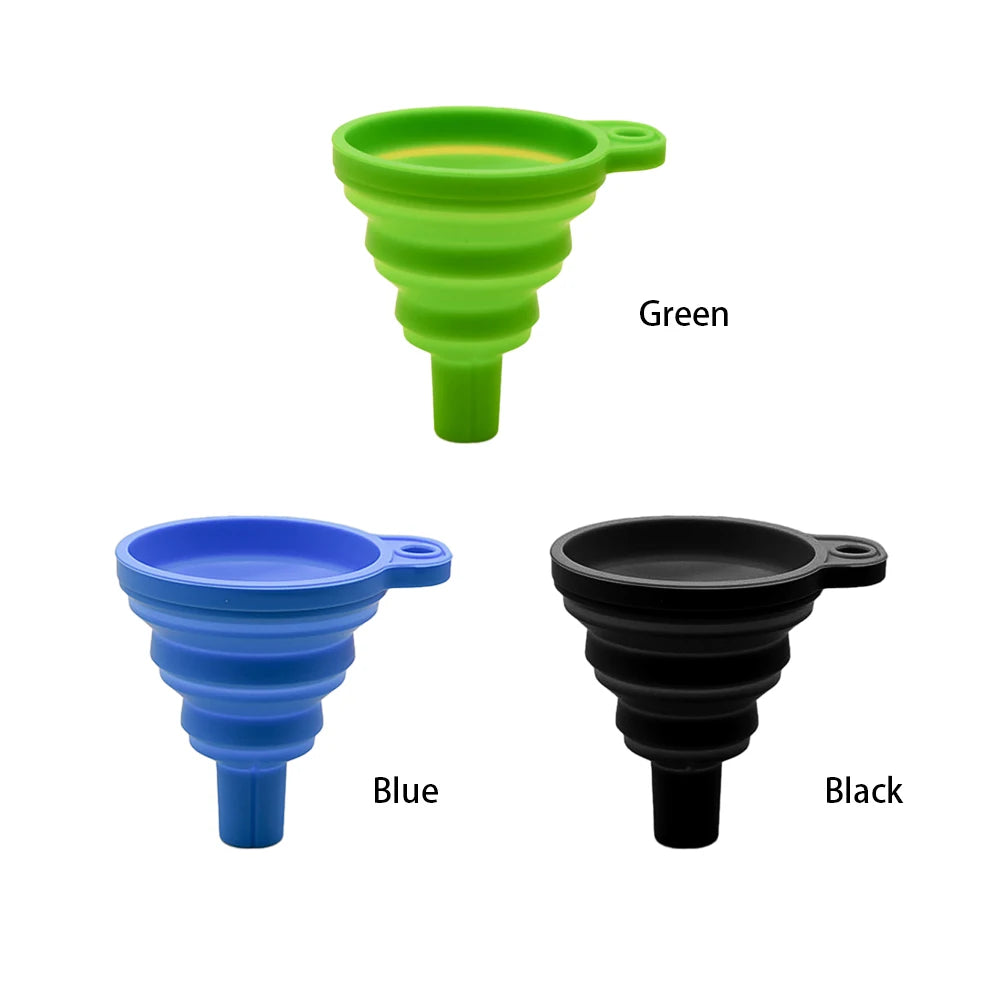 Lot de 2 Entonnoirs Pliables en Silicone – Universels