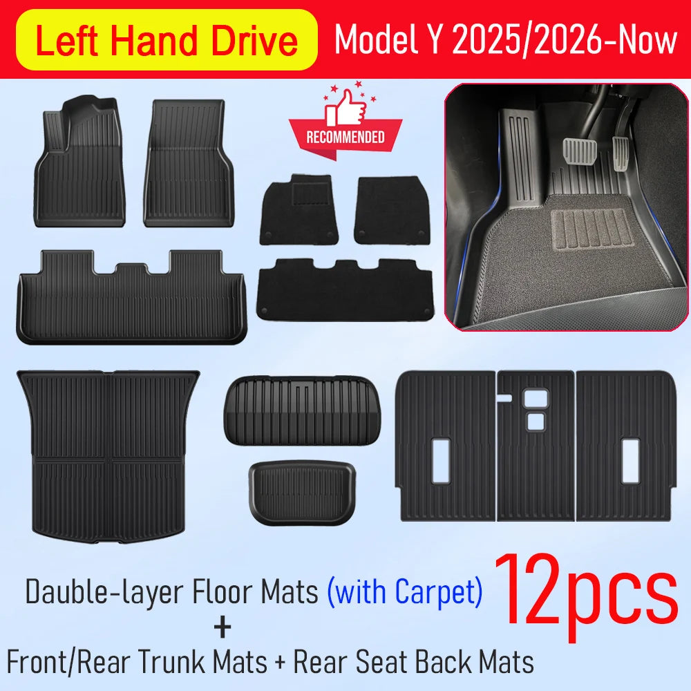 Kit de Protection Intérieur Complet pour Tesla Model Y Juniper (2025+)