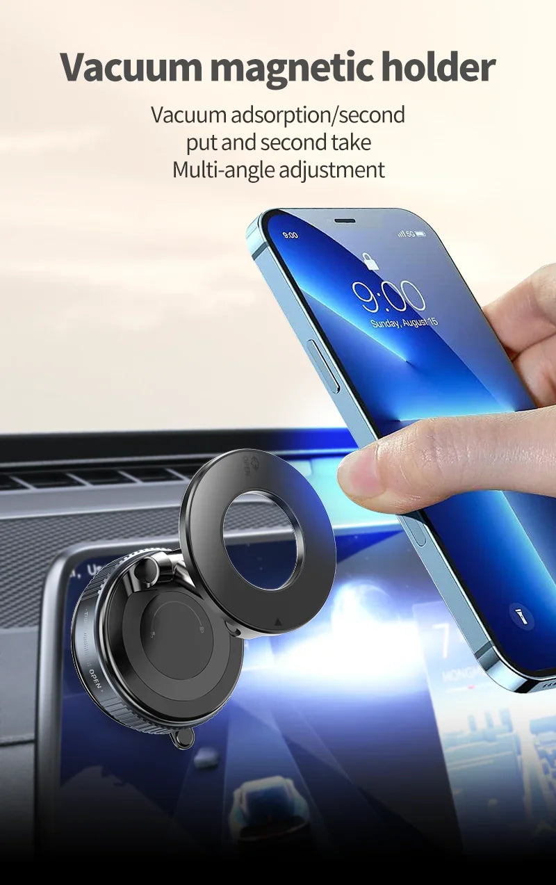 Support Magnétique 360° pour Smartphone – Ventouse Haute Adhérence