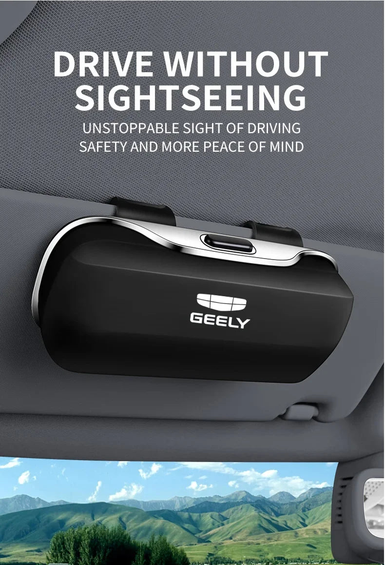 Porte-Lunettes pour Pare-Soleil de Voiture – Design Premium