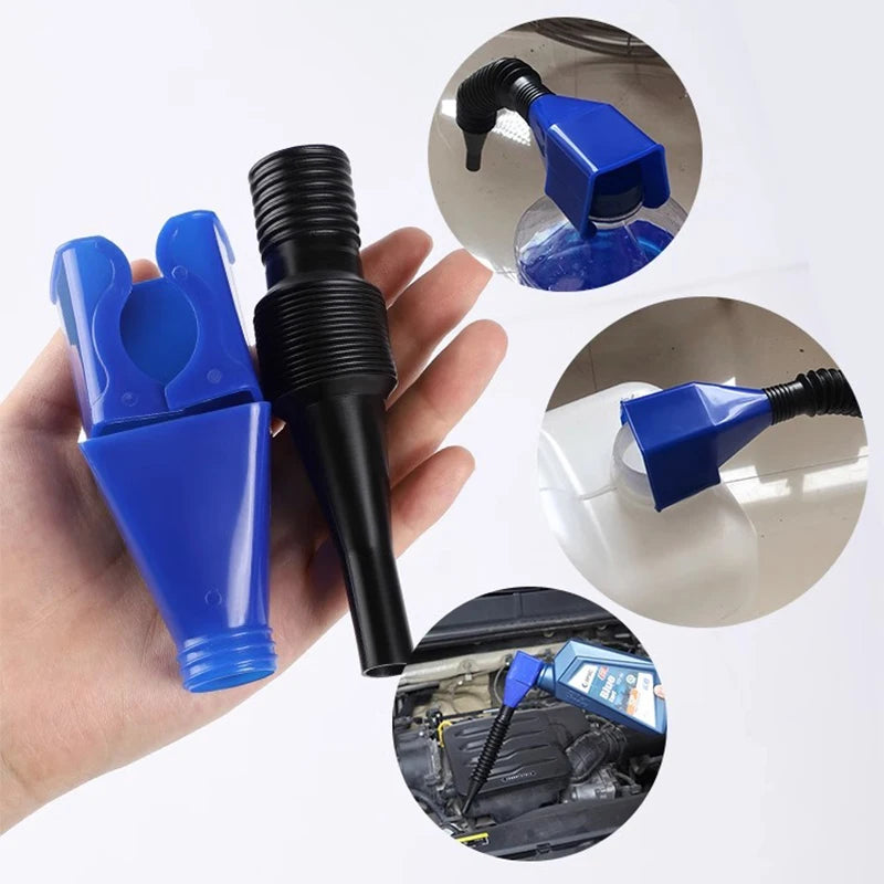 Entonnoir Télescopique Universel pour Huile et Liquides Auto