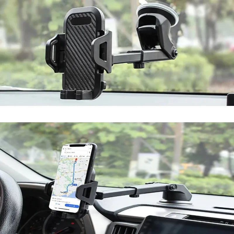 Support Téléphone pour Voiture à Ventouse – Rotation 360°
