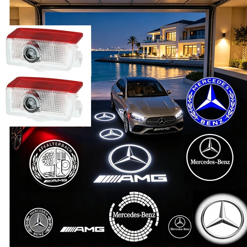 Projecteurs LED de Bienvenue pour Mercedes-Benz