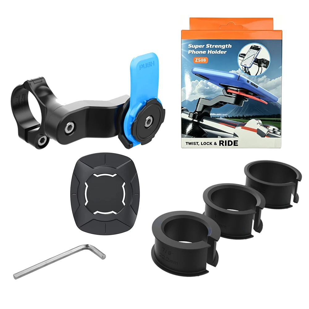 Support téléphone universel pour moto et vélo – Rotation 360°