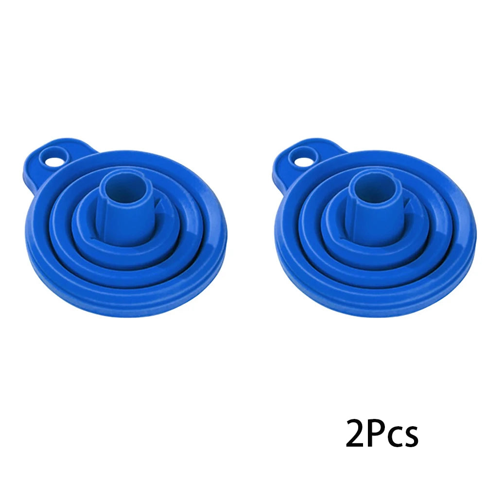 Lot de 2 Entonnoirs Pliables en Silicone – Universels