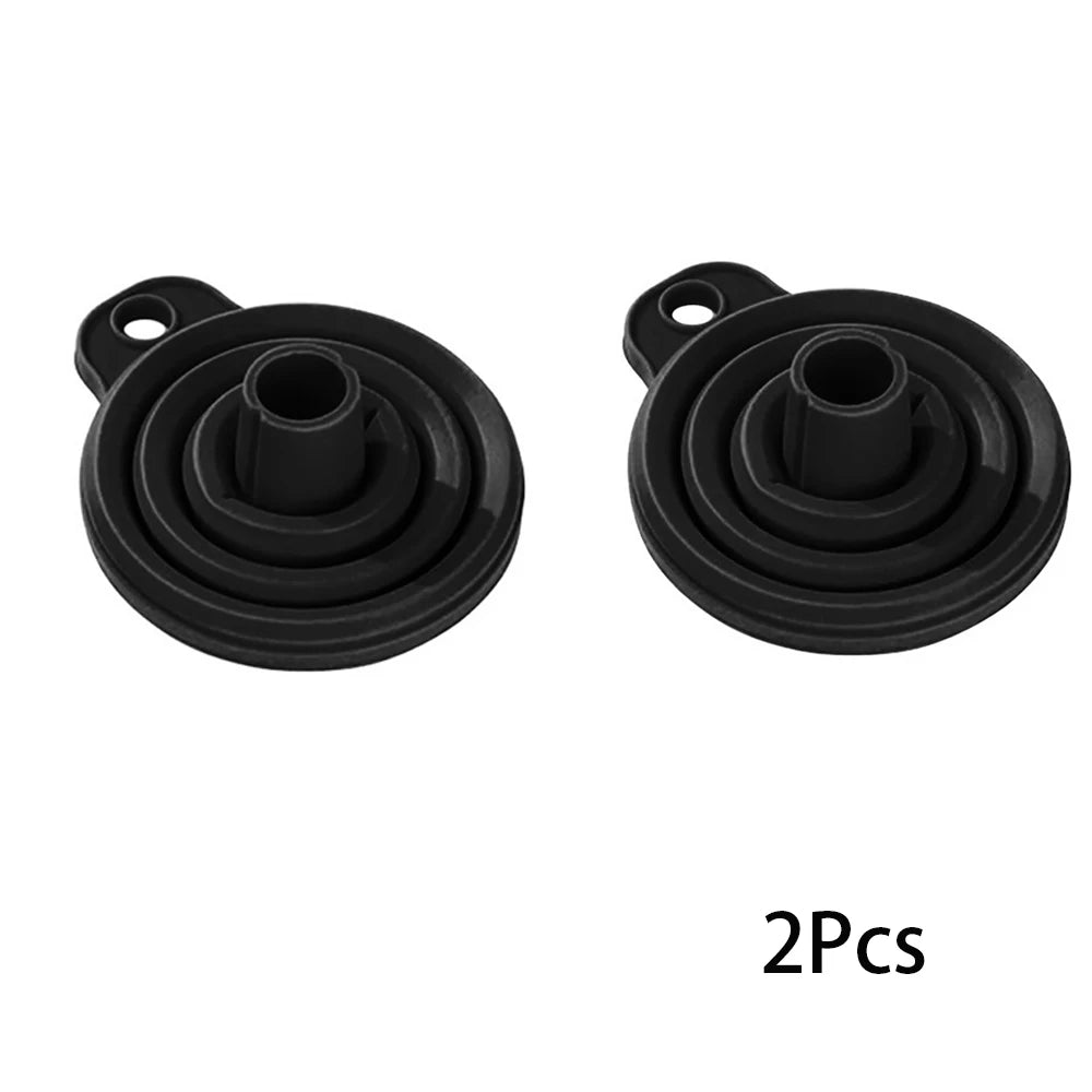 Lot de 2 Entonnoirs Pliables en Silicone – Universels