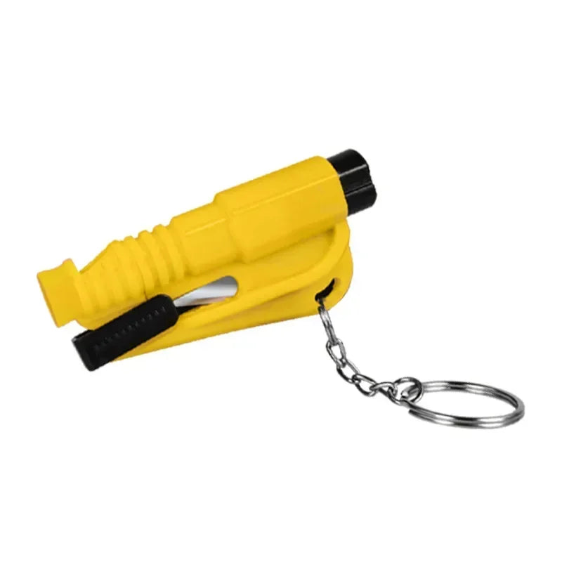 Compact 3-In-1 Car Safety Hammer, Window Breaker & Seat Belt Cutter, Emergency Rescue Tool for Vehicle Accessories