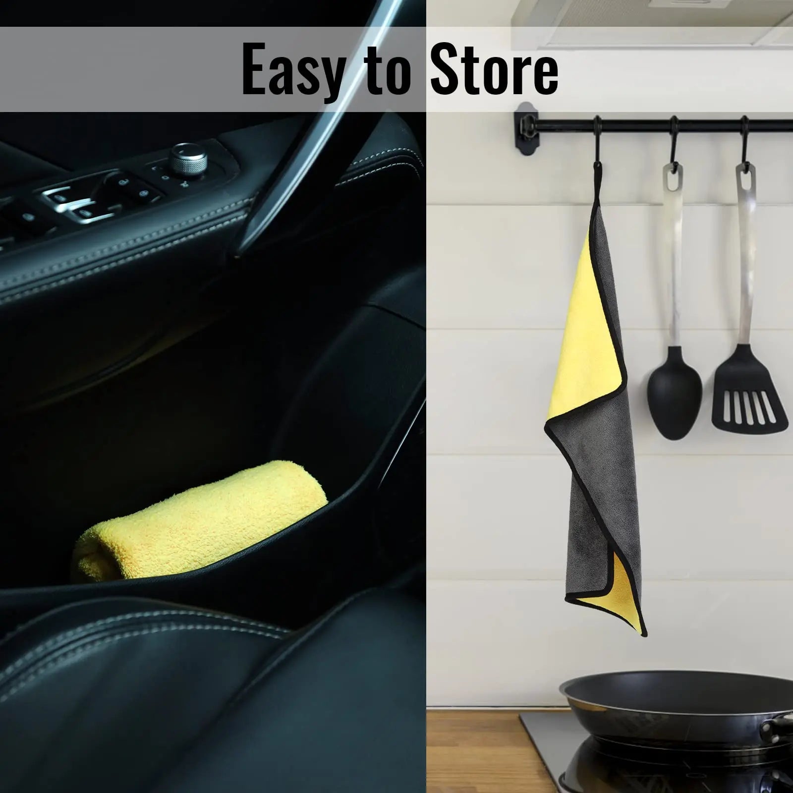 Large Size Thick Microfiber Cleaning Towel Car Detail Cloth Car Drying Towel Polishing Waxing Dry Car Absorbent Towel