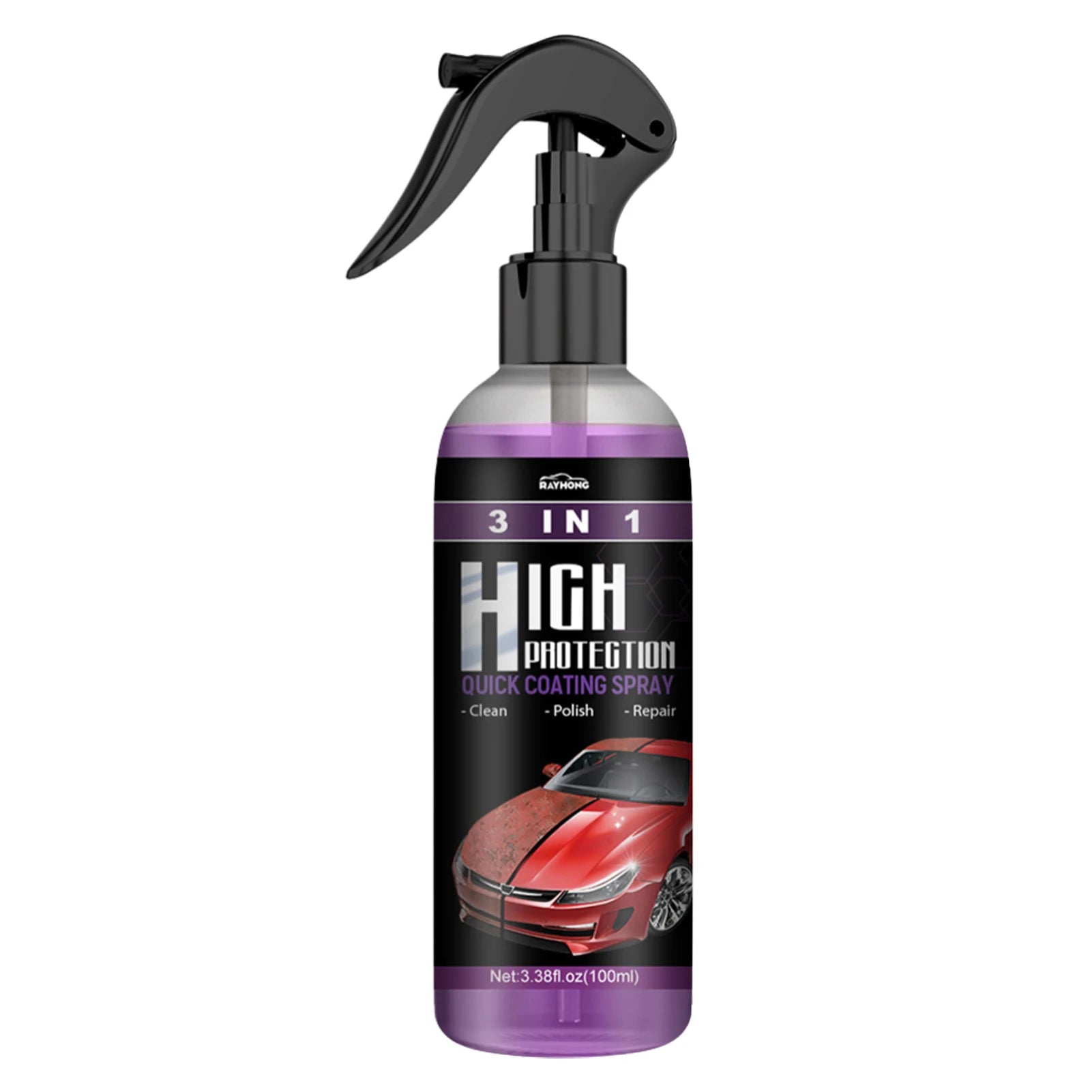 3 in 1 Car Ceramic Coating Spray Paint 30Ml/100Ml Auto Nano Ceramic Coating Polishing Spraying Wax Paint Scratch Repair Remover